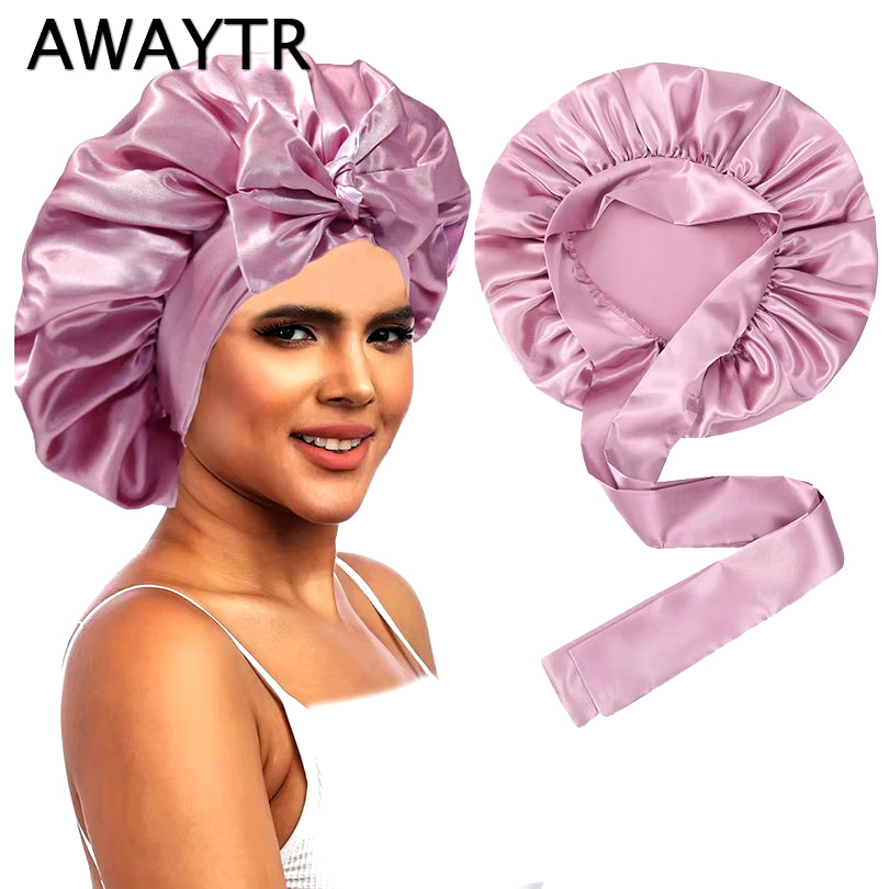 Double Layer Satin Bonnet