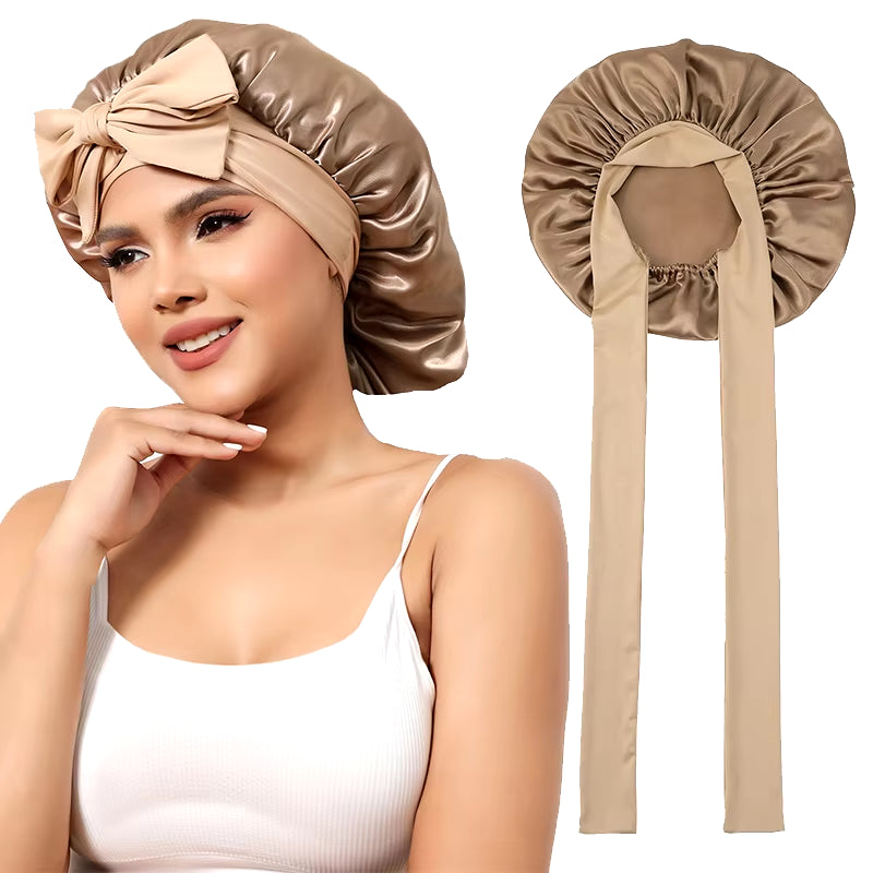 Double Layer Satin Bonnet