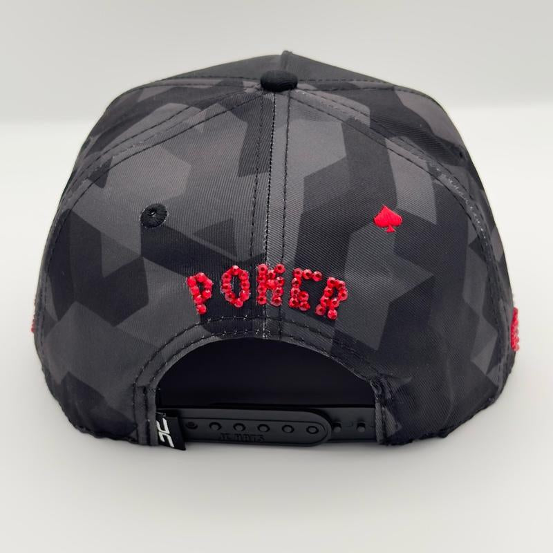 Diamond Edition Gray Camo Poker Cap